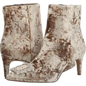 NIB Sam Edelman Ulissa High Heel Boots w/ Buckle Velvet Prosecco Women's US 7